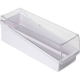 Slide Storage Box W/ Hinged Lid and Removable Tray, 100-Place for up to 200 Slides, ABS, Pink, 6Pk