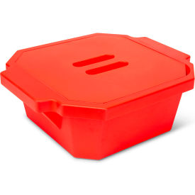 Ice Bucket with Cover, 2.5 Liter, Red