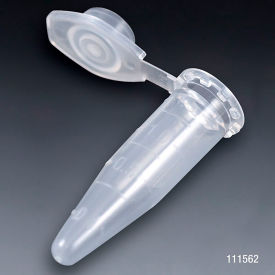 1.5mL Polypropylene Microcentrifuge Tube, Lot Certified, Natural, 500/Pack