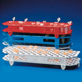 Tube Rack For 1.5mL and 2.0mL Microcentrifuge Tube, 100-Place, Polypropylene, Yellow