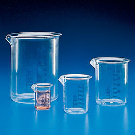 Beaker, PMP, Printed Graduations, 100mL, 12/Pack