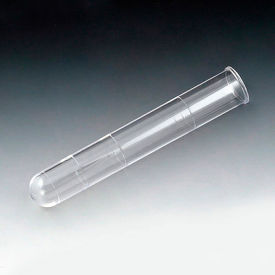 Test Tube, 16 x 100mm (12mL), Polystyrene, with Rim, Graduated at 2.5, 5 & 10mL, 2000/Pack