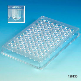 Microtest Plate, 96-Well, V-Bottom, Polystyrene, 50/Pack