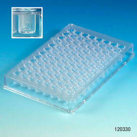 Microtest Plate, 96-Well, Flat Bottom, Polystyrene, 50/Pack