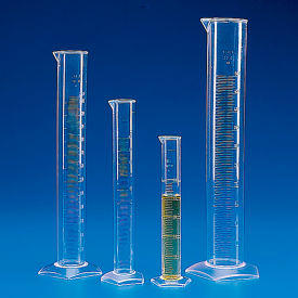 Graduated Cylinder, PMP (TPX), Molded Graduations, 50mL, 30/Pack