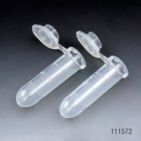 Microcentrifuge Tube, 2mL, Polypropylene, Lot Certified, Natural, 500/Pack