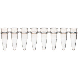 0.2mL 8-Strip Tubes, No Caps, Natural, 125/Pack