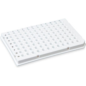 0.1mL 96-Well PCR Plate, Low Profile, Half Skirt White, 10/Pack