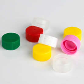 Screw Cap for Microtube, No O-Ring, Red, 1000/Pack