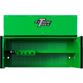 RX Power Workstation Hutch, 55"W x 25"D x H"22-1/4, Green w/Black Handle & Trim