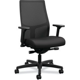 Ignition 2.0 Series Mid Back Task Chair, 300 lb Capacity, Mesh Fabric, Black