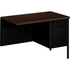 Metro Classic Right Pedestal Desk, 42"W x 24"D x 29-1/2"H, Mocha