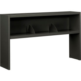 38000 Series Stack On Hutch, 60"W x 13-1/2"D x 34-3/4"H, Charcoal