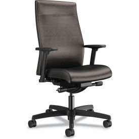 Ignition 2.0 Series Mid Back Task Chair, 300 lb. Capacity with Lumbar Support, Fabric, Black
