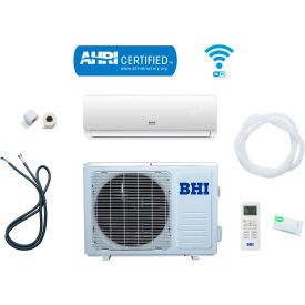 Ductless Mini Split AC with Outdoor Heat Belt, Wifi Enabled, 12,000 BTU, 20 SEER, 115V, White