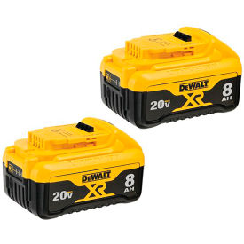 20V MAX XR 8Ah Battery, 2/Pack
