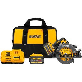 Flexvolt 60V MAX Brushless 7-1/4" Cordless Circular Saw with Brake Kit, 2 Batteries