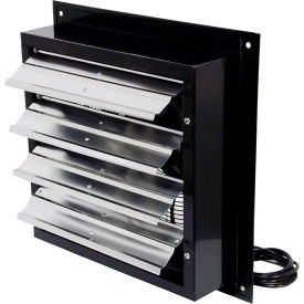 16" exhaust shutter fan, 1/8 HP, 1630 RPM, 115V