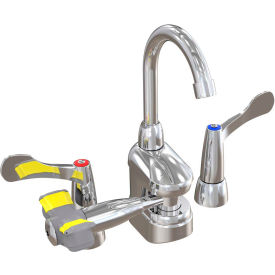 Hand Operated valve, Deck Mount, Stainless Steel Bowl, Chrome-Plated Brass Pipe and Fittings, Certified ANSI Z358.1