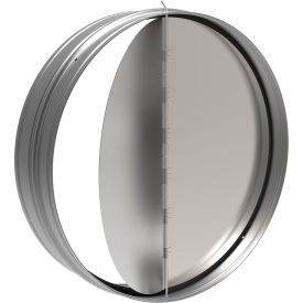 Fantech 12" Back-Draft Damper for Circular Duct, Single