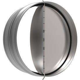 8" Back-Draft Damper for Circular Duct, Single