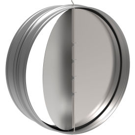 10" Back-Draft Damper for Circular Duct, Single