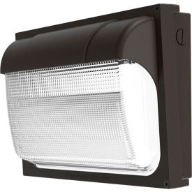 TWX2 LED Glass Wall Pack, 4000K, 120-277V, Black