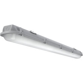 CSVT Low Bay Vapor Tight LED Strip Light, 48"L, 4000K, 5000 Lumens, Gray