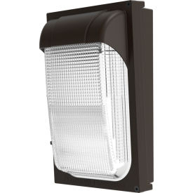 TWX1 LED Glass Wall Packs, 4000K, 120-277V, Dark Bronze