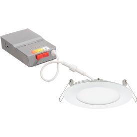 4" LED Canless Recessed Downlight, 2700-5000K, White