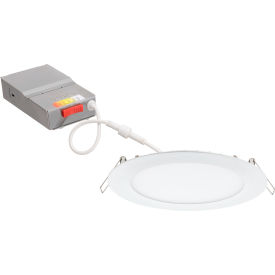 6" LED Canless Recessed Downlight, 2700-5000K, Black