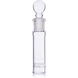 Flask, Volumetric , Globe Glass, Class A, To Contain (TC), ASTM E237, 1mL, 6/Box