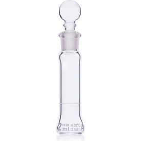 Flask, Volumetric , Globe Glass, Class A, To Contain (TC), ASTM E237, 2mL, 6/Box