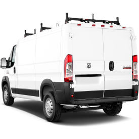 3 Bar Steel Ladder Rack For RAM ProMaster Cargo Van 2013-On, Black