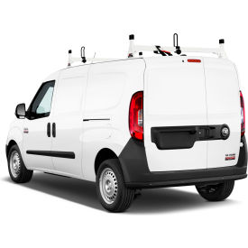 2 Bar Steel Ladder Roof Rack for RAM ProMaster City 2014-On, White