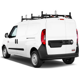 3 Bar Aluminum Ladder Roof Rack for RAM ProMaster City 2014-On, Black