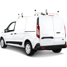 H1 2 Bar Steel Ladder Roof Rack for Ford Transit Connect 2014-On, White