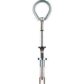 Reusable Concrete Anchor W/ Teardrop D Ring, 3/4" Dia. x 3-1/2" Deep Drill Hole