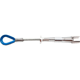 Reusable Concrete Anchor, 1" Diameter x 4-1/2" Deep Drill Hole, Blue
