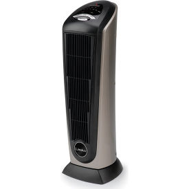 Ceramic Heater with Adjustable Thermostat, 1500W, Gray