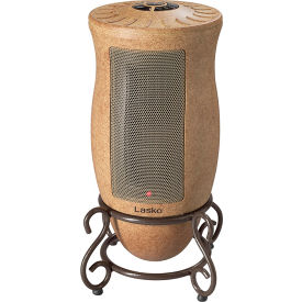 Designer Series Ceramic Oscillating Heater W/ Electronic Remote, 1500W, Tan
