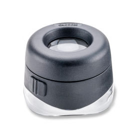 10x LED Lighted Focusable Stand Loupe Magnifier, Black