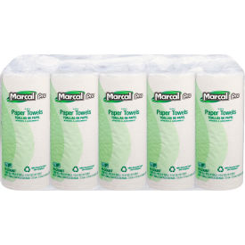 100% Premium Recycled Perforated Kitchen Roll Towels, 11x9, White, 70/Roll, 15 Rolls/Ctn