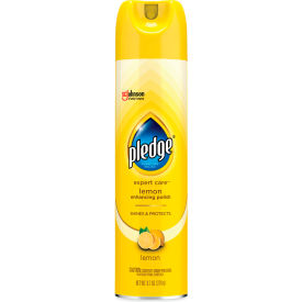 Furniture Polish, Lemon Scent, 9.7 oz Aerosol Spray, Pack of 6