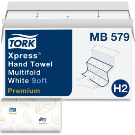 Premium Soft Xpress Multifold Hand Towels, 2-Ply, 9-1/8 x 9-1/2, White, 135/Pack, 16 Packs/Carton