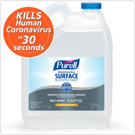 Professional Surface Disinfectant, Fresh Citrus, 1 gal Bottle, 4/Carton