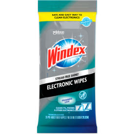 Electronics Cleaner, 7 x 10, Neutral Scent, 25 Wipes
