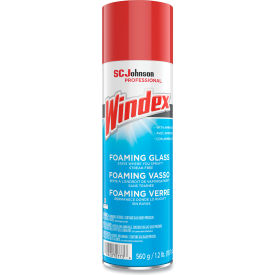 Foaming Glass Cleaner, Fresh scent, 20 oz Aerosol Spray, 6/Carton