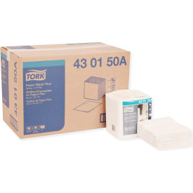 Paper Wiper Plus, 12-1/2" x 13", White, 1/4 Fold, 90/Pack, 12 Packs/Carton