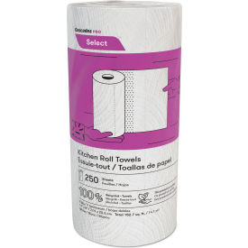 Kitchen Roll Towels, 2-Ply, 8 x 11, 250/Roll, 12/Carton